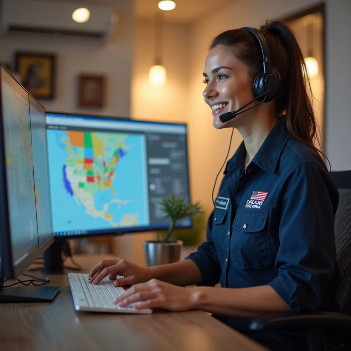 Customer support coordinator and dispatch team at Averasboro Heating & Air answering emergency calls in Dunn NC